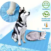 KEMORELA 2026 Ice Cool Upgrade Dog Cooling Mat Summer Pet Cold Bed Extra Large For Small Big Dogs Pad Breathable Pet Cold Bed